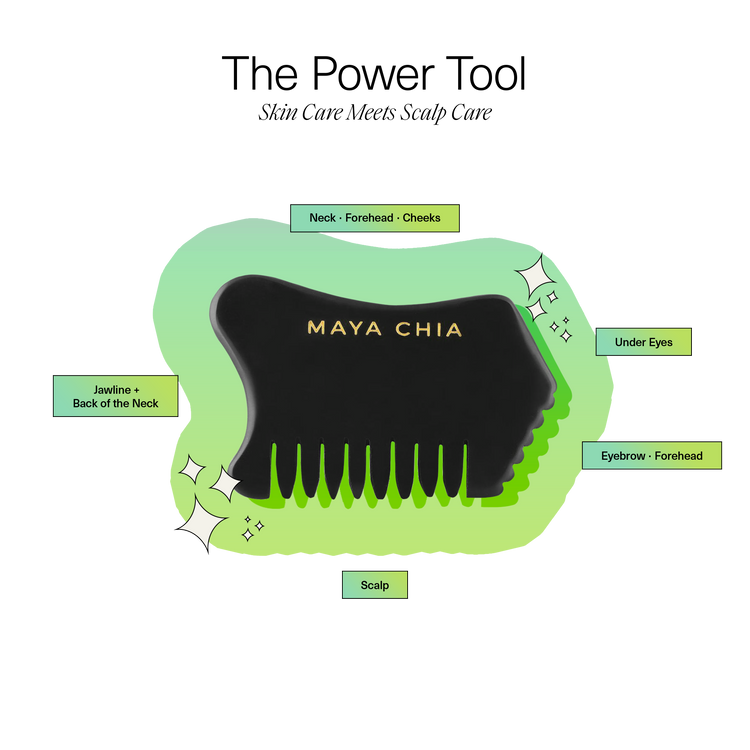 Power Tool: Multi-use Gua Sha Tool for Scalp and Face Massage