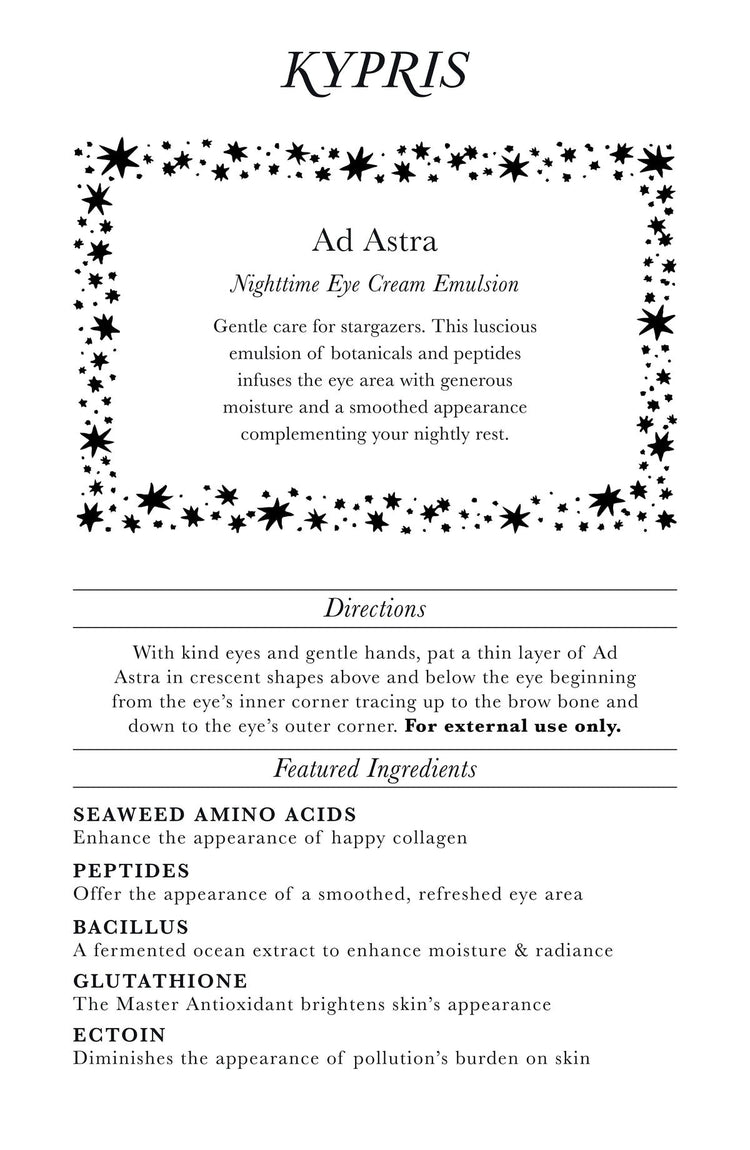 Ad Astra: Rich Nighttime Eye Cream