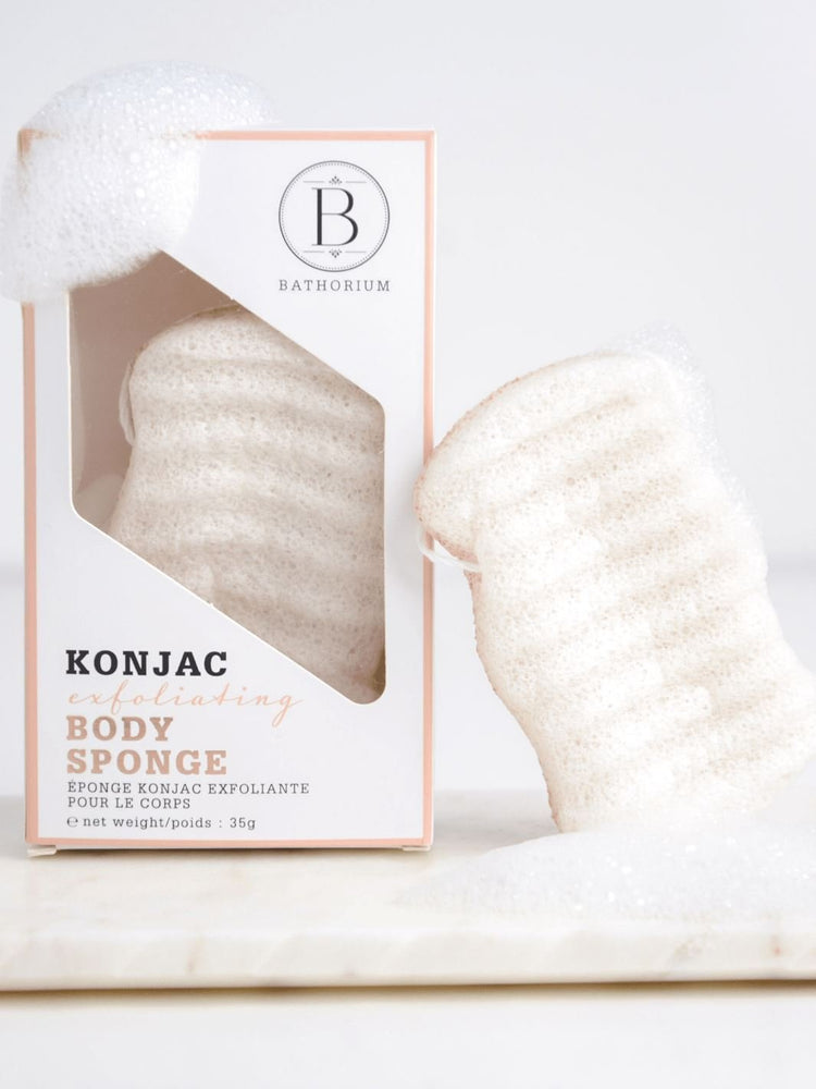 Konjac Walnut Shell Exfoliating Body Sponge